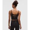 Lululemon Align  Twist Strap Cropped Tank Top  Light Support  B C Cup BlaCk