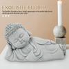 Handcrafted Buddha Statue Decor for Living Room Bedroom Office Garden Aquarium Fish Tank Interior Design Spiritual Peaceful Home