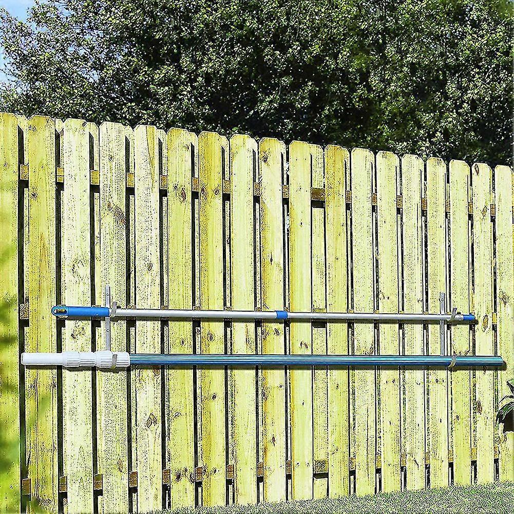 Aluminum Alloy Pool Pole Hanger Heavy Duty Extension Pole Hook With Screws - DD