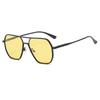 Vintage Sunglasses Men Fashion Black Shades Eyewear Retro Trendy Brand Design Sun Glasses for Driving Fishing