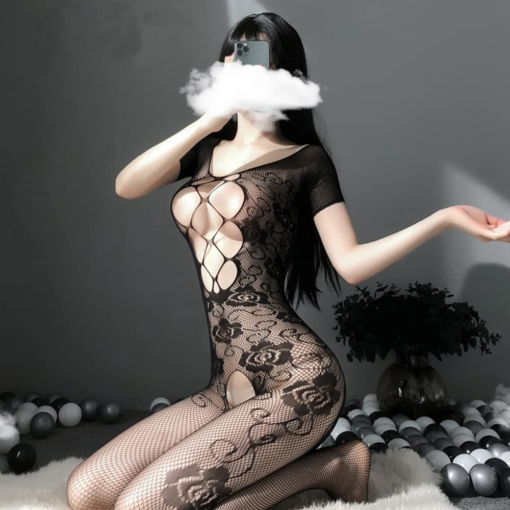 Body Open Sexy Extreme Full Body Large Size [WiTwo] Stockings, Perforated, Crotch, Lingerie, Tights, Underwear, Women's Stockings,