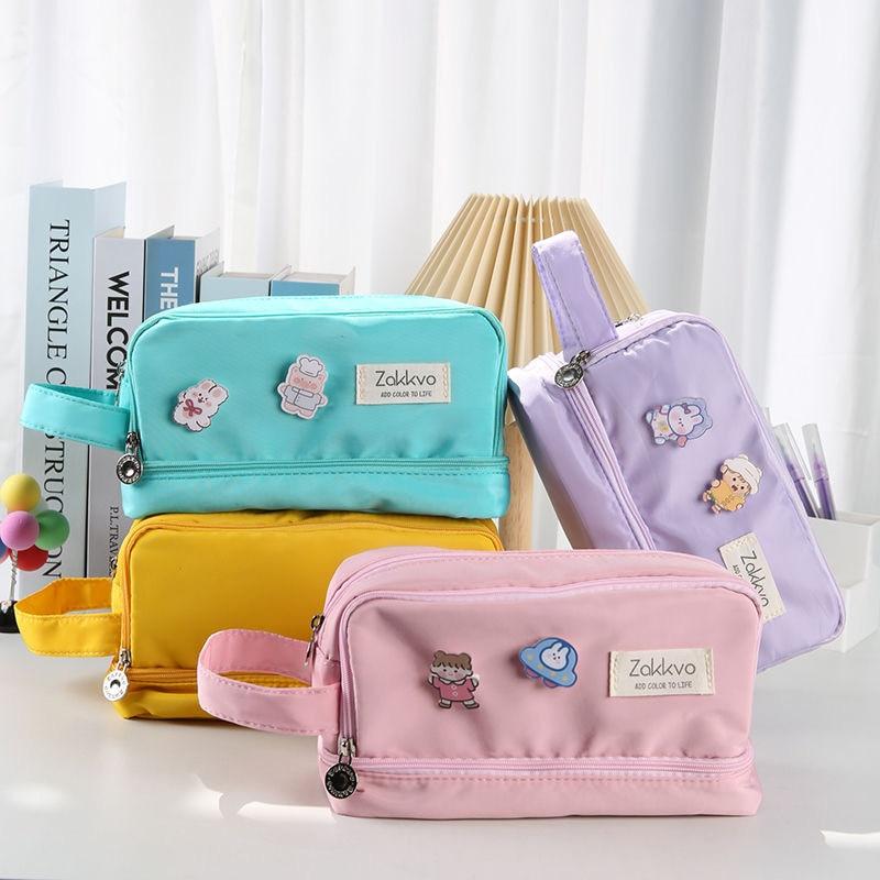 1PC Velkokapacitní taška na tužky Estetické školní pouzdra Dívka Kawaii Držák na psací potřeby Taška Dětské pouzdro na tužky Studentské školní potřeby