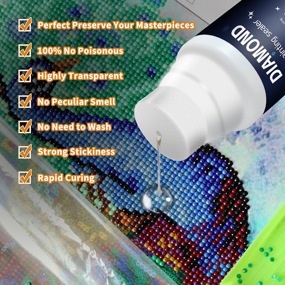 High Gloss Diamond Painting Sealant - Transparent 5D Puzzle Glue