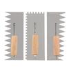 Lantuan Stainless Steel Serrated Plastering Trowel