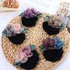 Flight Attendant Nurses Hair Accessories Women Hairpin Korean Style Headdress Flower Bun Net Snood