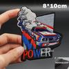 Cloth Embroidered Stickers HOOk&LOOP Clothing Hole Patch Decal For BMW M Power 1 3 5 7 Series Jacket Backpack Decor Accessories GB2
