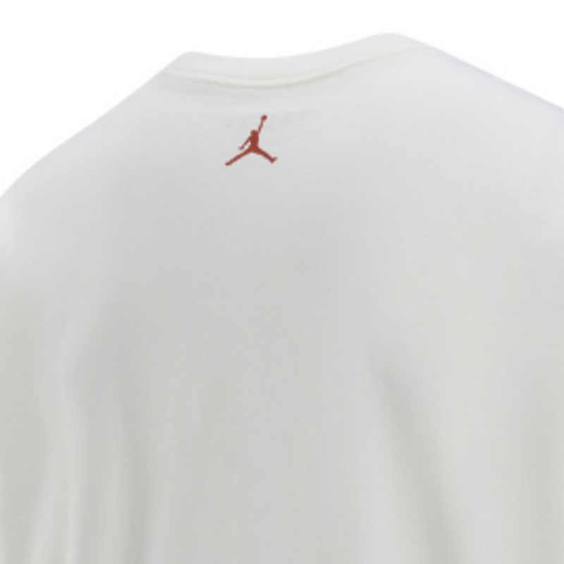 Jordan Flight Essentials Crew Neck American Vintage Loose Short Sleeve T-Shirt Men Tops Sail Campus-Red HM7132133