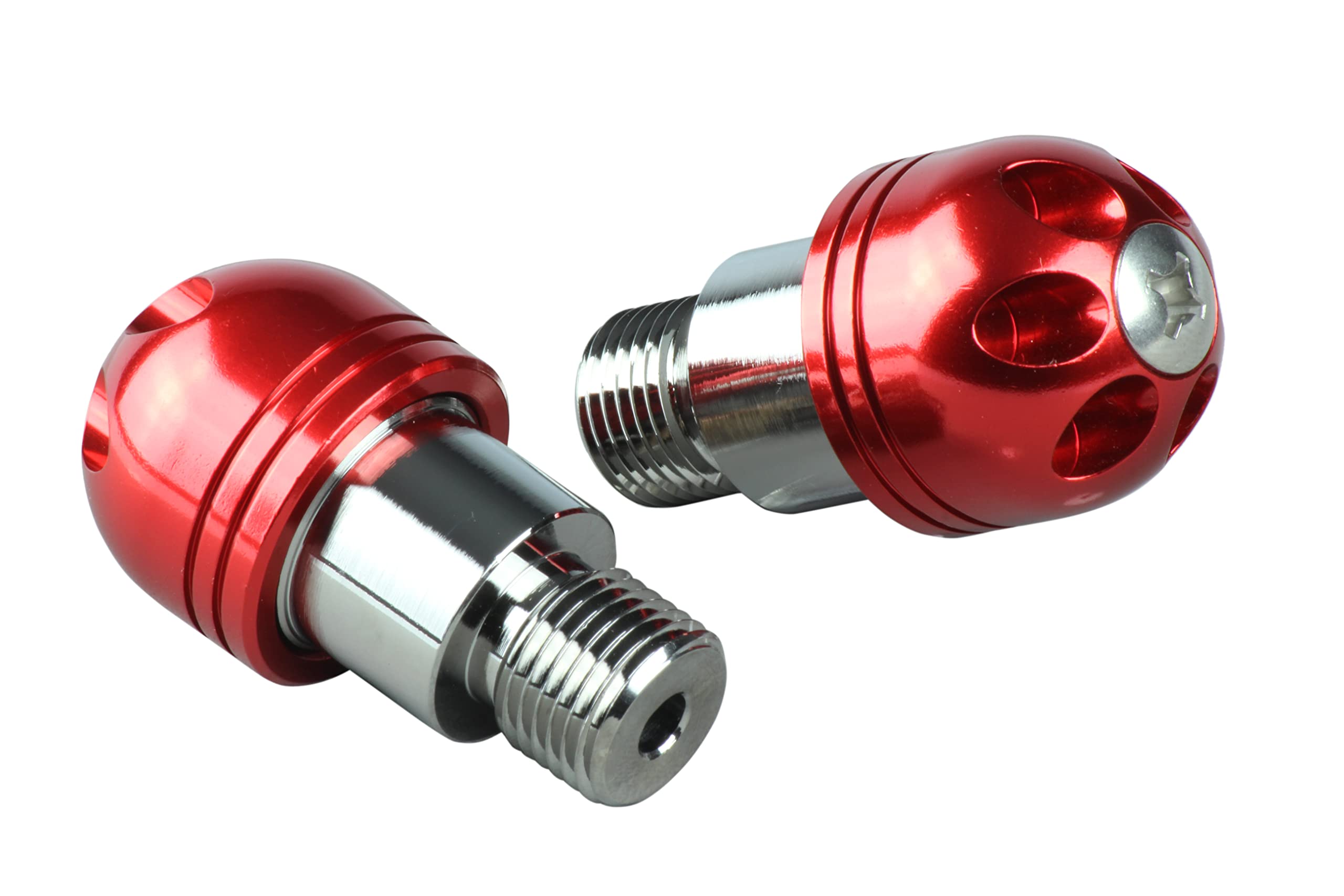 POSH FAITH Motorcycle Supplies Handle Bar End Big Bar End красный