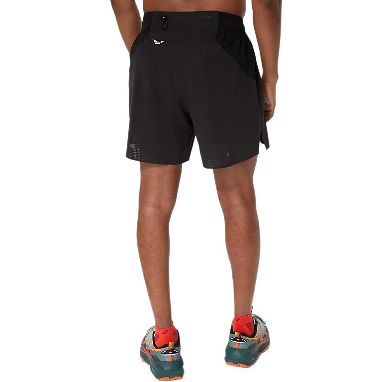 Asics Fujitrail Loose Fit Comfortable Breathable Casual Shorts Men Shorts Black 2011D268-001