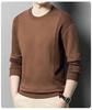 Men's Patchwork Cotton Hoodie - Spring/Autumn Long Sleeve Round Neck Trendy Fashion Top