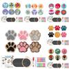 6 Stück/Sets Katzenpfotenmuster Punch Needle Untersetzer-Set für Anfänger Getuftete Teppichunterlagen mit Klebefilz Garn Stickerei