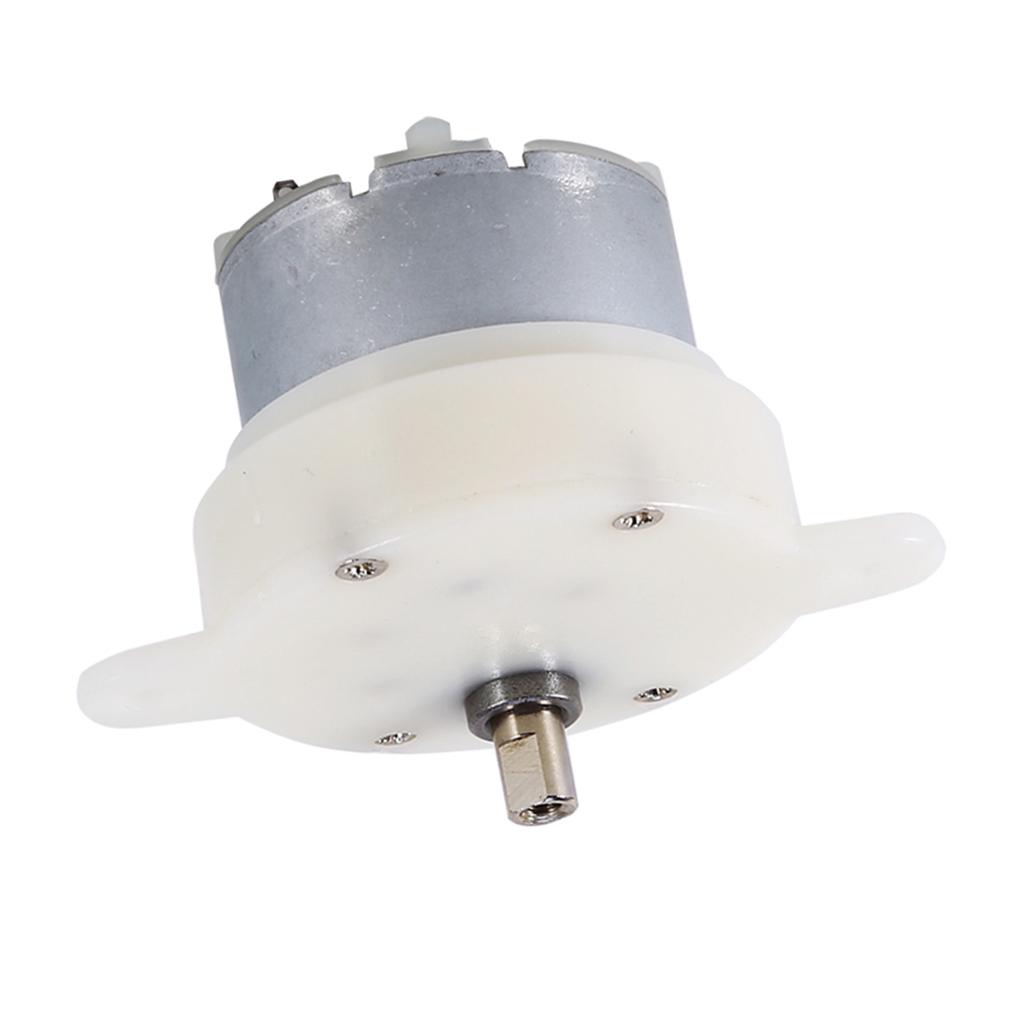 High Torque 12v DC Motor Slow Speed Electric Motor Gearbox 3RPM 4mm Shaft Diameter Micro Motor