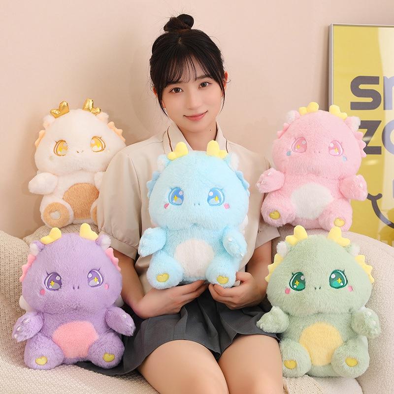 Cute Cartoon Dragon Plush Toy For Girls Lovely Birthday Gift For Zodiac Dragon Year Stuffed Animal Dragon Doll Characters)