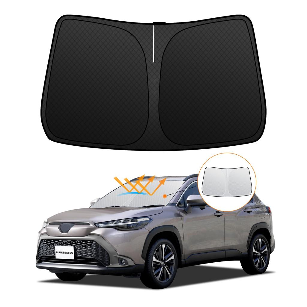 Toyota Corolla Cross SUV Windshield UV Protection No Suction Cups Light Summer UV Easy Installation and Includes Storage Bag [Enhanced Edition] (10
