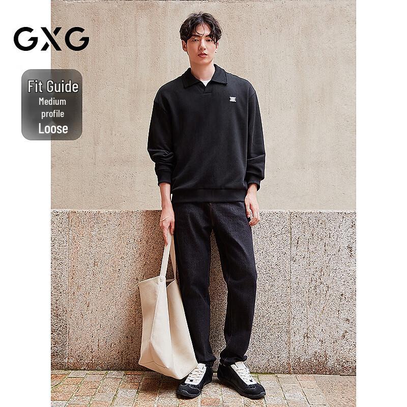GXG Men's Two-Tone Faux Layer Pullover Sweatshirt