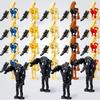 Children's Building Block Toy: Multi-Model Assembly Set of Combat Robot Soldiers – Educational Gift