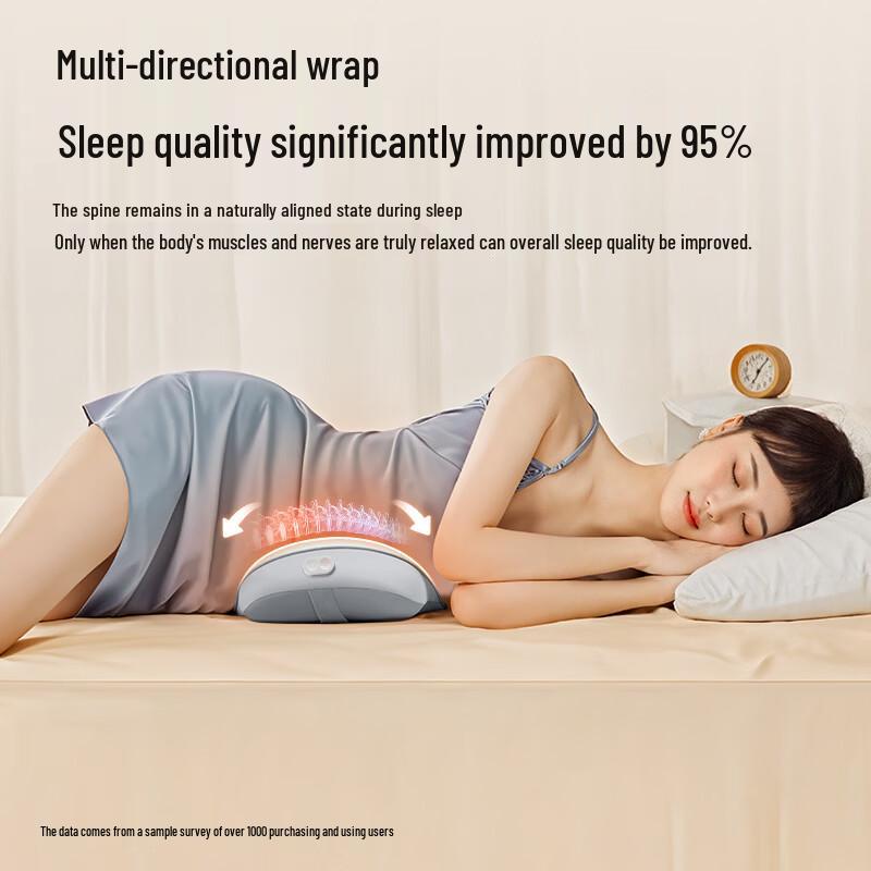 SLAI Beheizbare Lendenwirbelsäulen-Traktionsstützkissen