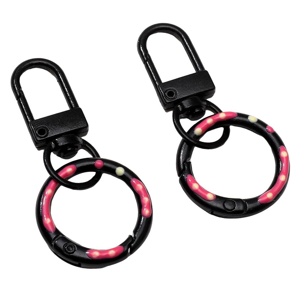 1Set/bag Alloy Donut Spring Buckle Door Buckle For DIY Jewelry Making