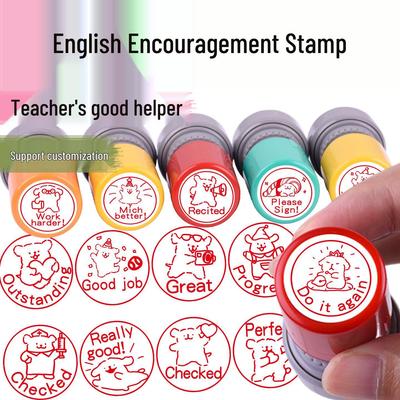 Gute Arbeit! Welpen-Aufmunterungsstempel für Lehrer