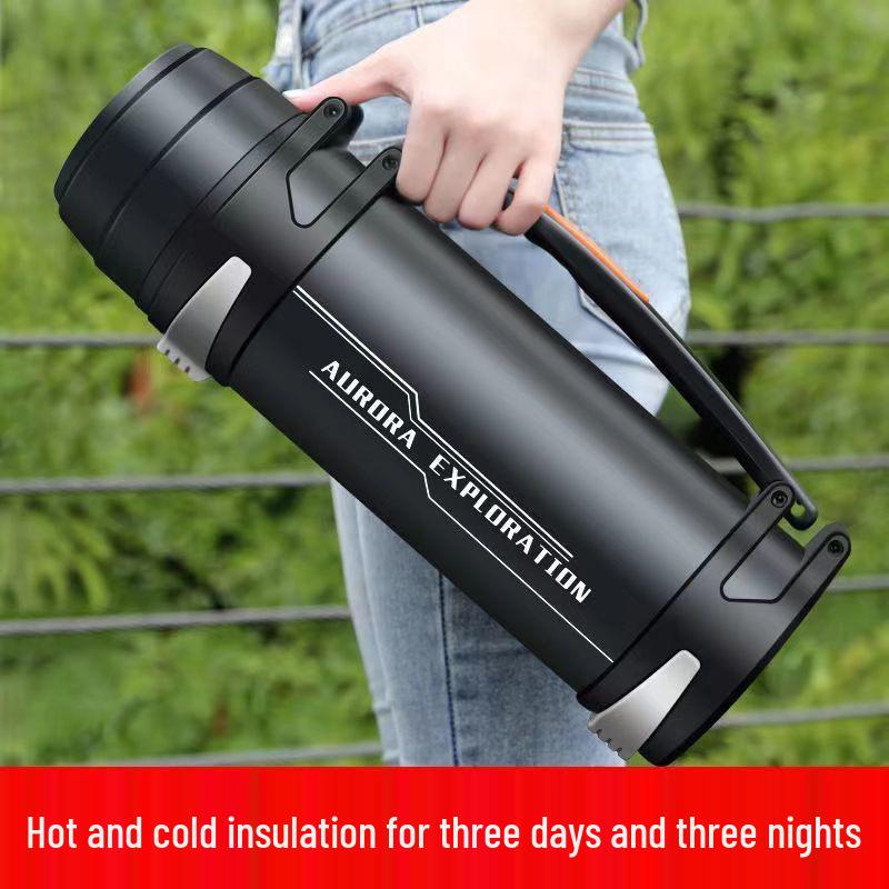 304 Stainless Steel Large Capacity Insulated Thermos for Home, Outdoor, and Car Travel