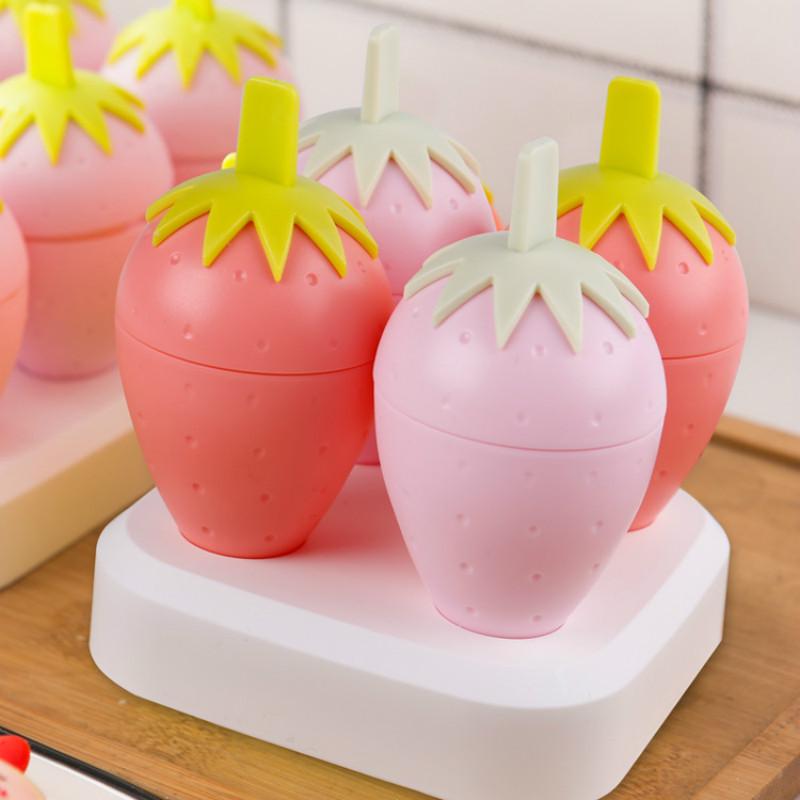 Forma na led, forma na zmrzlinu, domácí plastová tyčinková forma na led, kreativní forma na nanuk, podpůrná forma na led