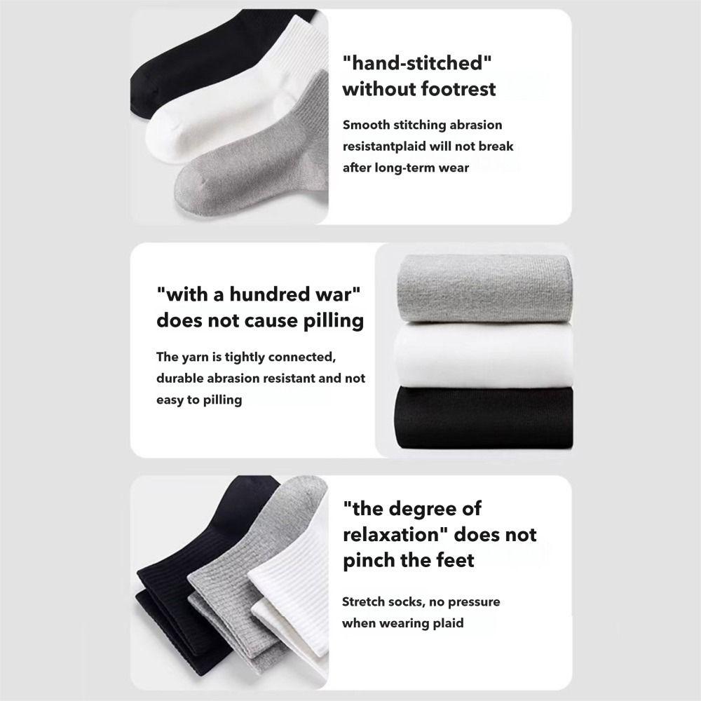 White Black Grey Disposable Socks 35-43 Travel Supplies Socks Portable Disposable Stocking  Unisex