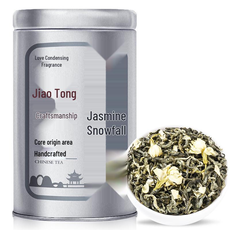 Love Condensing Jasmine Snowflakes Tea: Authentic, Hand-Picked, Light, Rich, and Long-Lasting Fragrance in a Can.