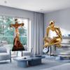 Holy Religious Catholic Jesus Sculpture Abstract Thinker Statue Decoration for Bedroom Living Room