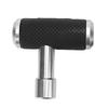 Car Shift Gear Knob T Shaped Universal Manual Automatic Gear Shifter Knob (Silver)