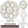 Melamine Platter & Tableware Set: Bowl, Plate, and Dish Set for Hot Pot & New Year's Eve Dinner.