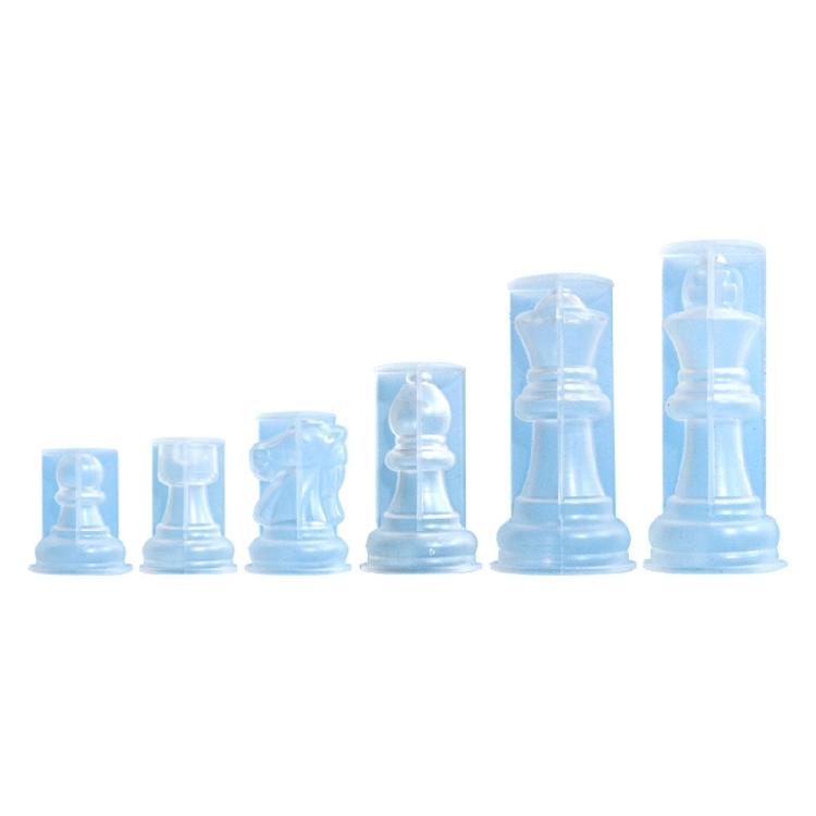

Chess Epoxy Molds DIY Art Crafts Home Decorations Silicone Board Game Moulds