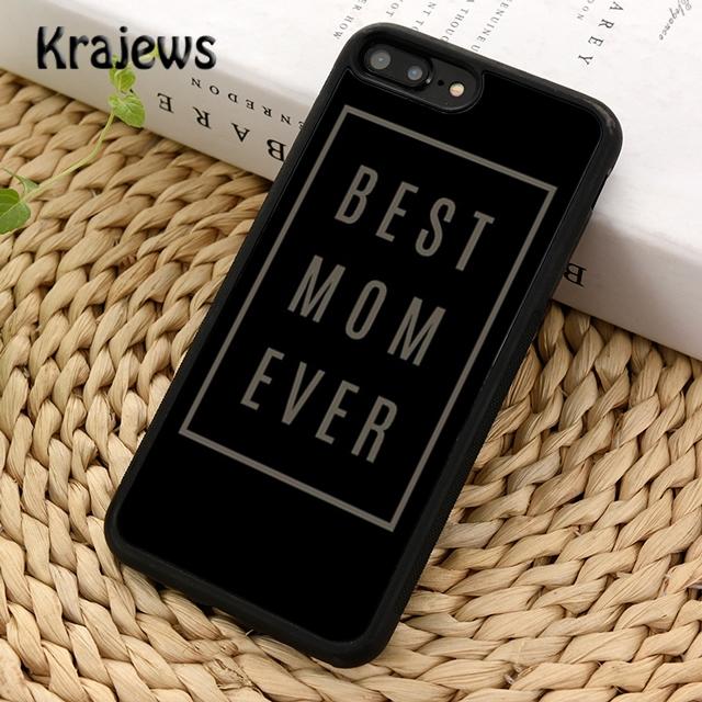 Krajews Beste Mama aller Zeiten Weiche Handyhülle für iPhone 14 5 SE 6s 7 8 plus X XR XS 11 12 13 pro max Samsung Galaxy S21 S22 ultra