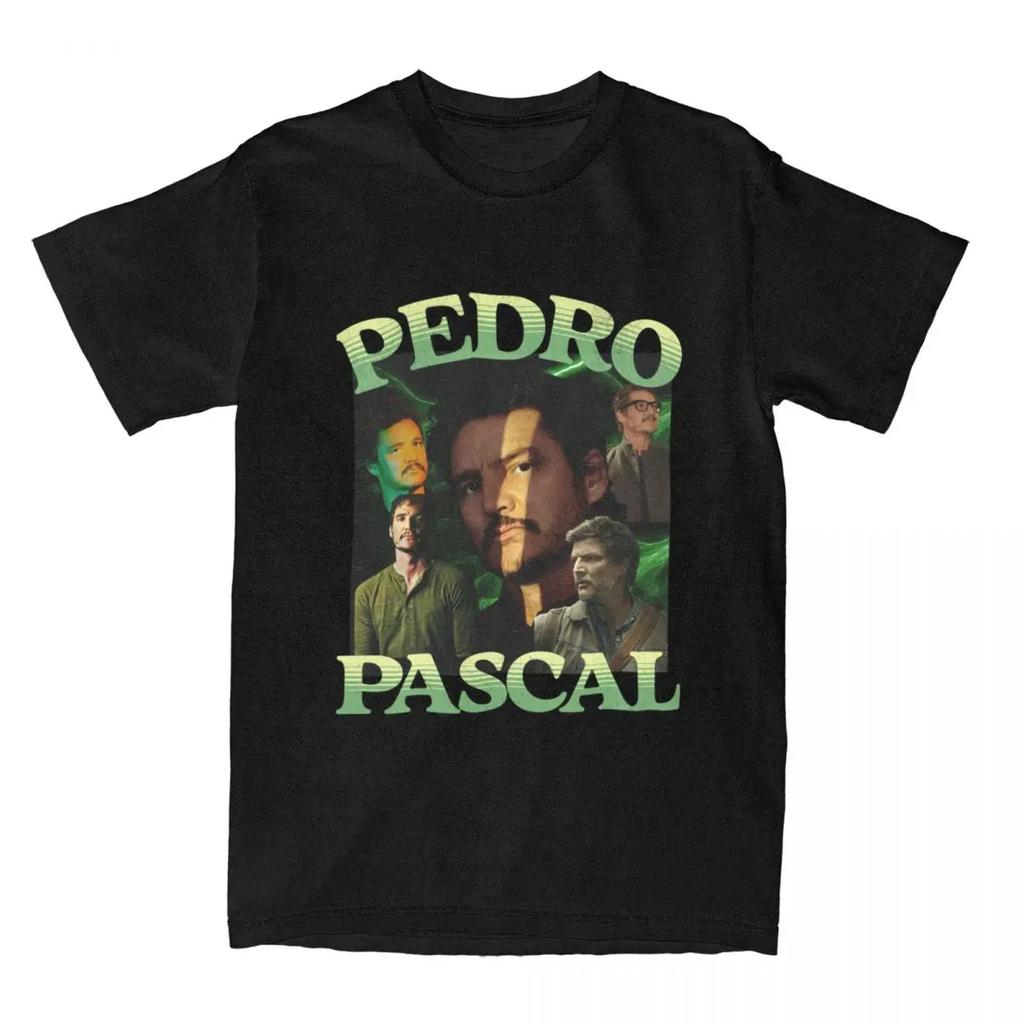 Bootleg Pedro Pascal T Shirt Vintage T Shirt Unis Streetwear Short Sleeve Pedro Pascal Plus Size T Shirt Unisex