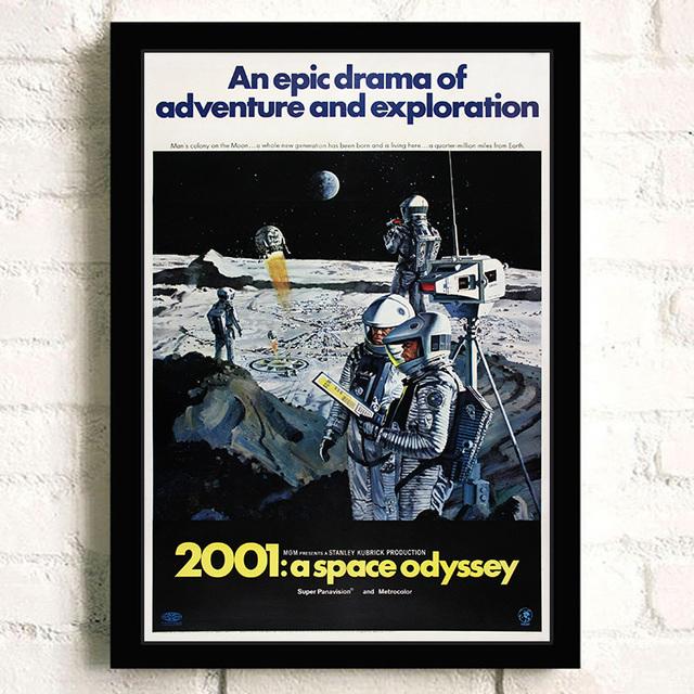 

Классический фильм 2001 года: Космическая Одиссея плакат обои искусство украшения дома украшение гостиной стены 21cm×30cm NoFrame