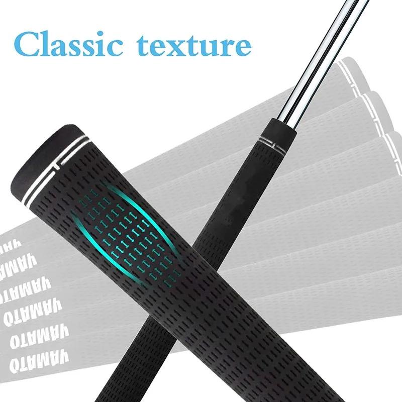 1/2Pcs Classic Cross pattern selling golf rubber grips