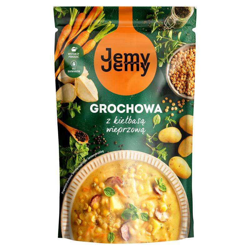 Jemyjemy Zupa Grochowa Z Kiełbasą Wieprzową 450 G