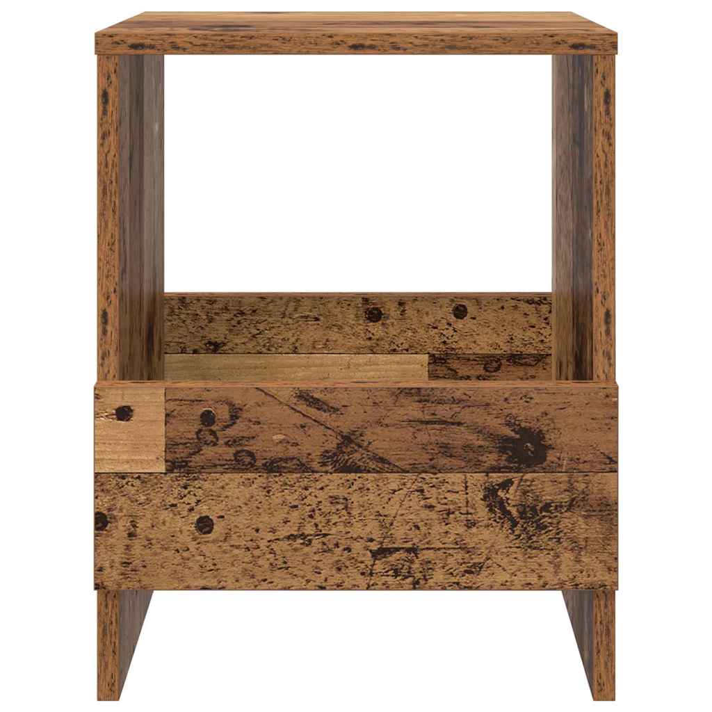 Magazine Shelf Reclaimed Wood 35 x 30 x 45 cm