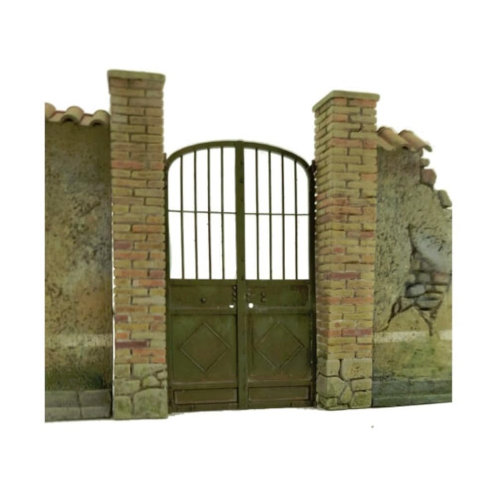HD Models 1/35 Scale General-Purpose Italian Iron Gate Fence Resin Kit HDM35234 (Scenery)
