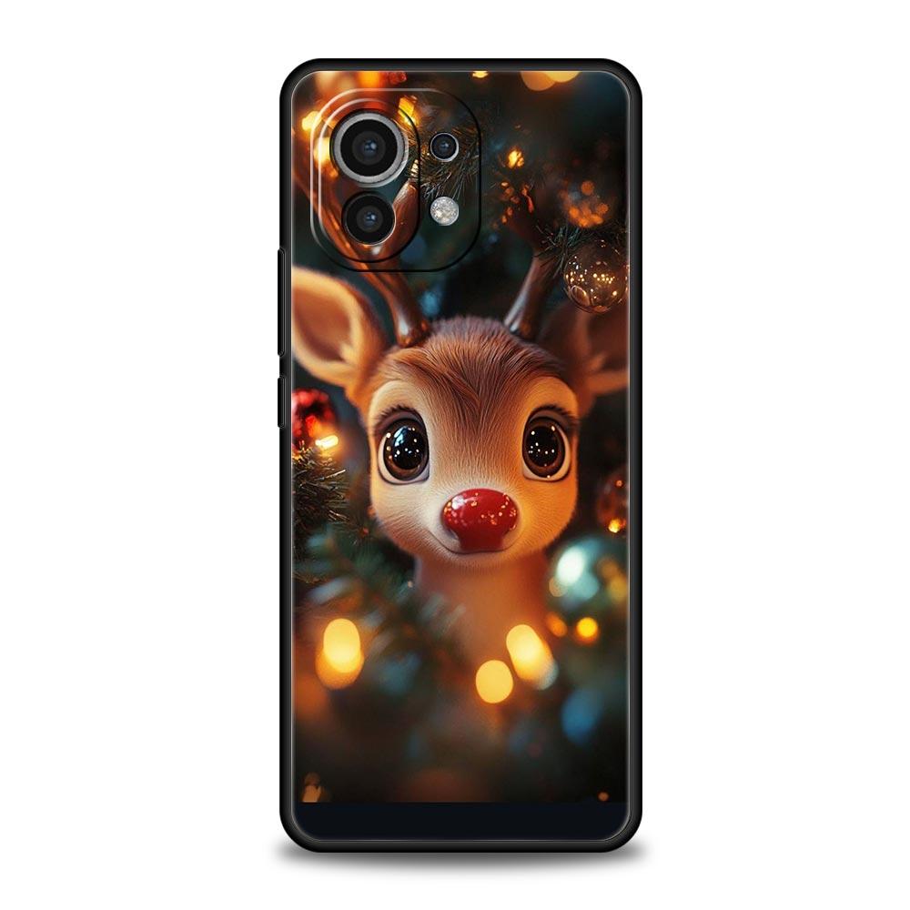 Cartoon Animal Deer Phone Case Cover for Xiaomi Mi 17 15 14 13 12 11 Ultra 15T 14T 13T 12T 11T Pro Lite 5G Soft TPU Shell Capas