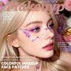 5PCS Waterproof Temporary Tattoo Glitter Star Glitter Tattoo Sticker  For Women Girl