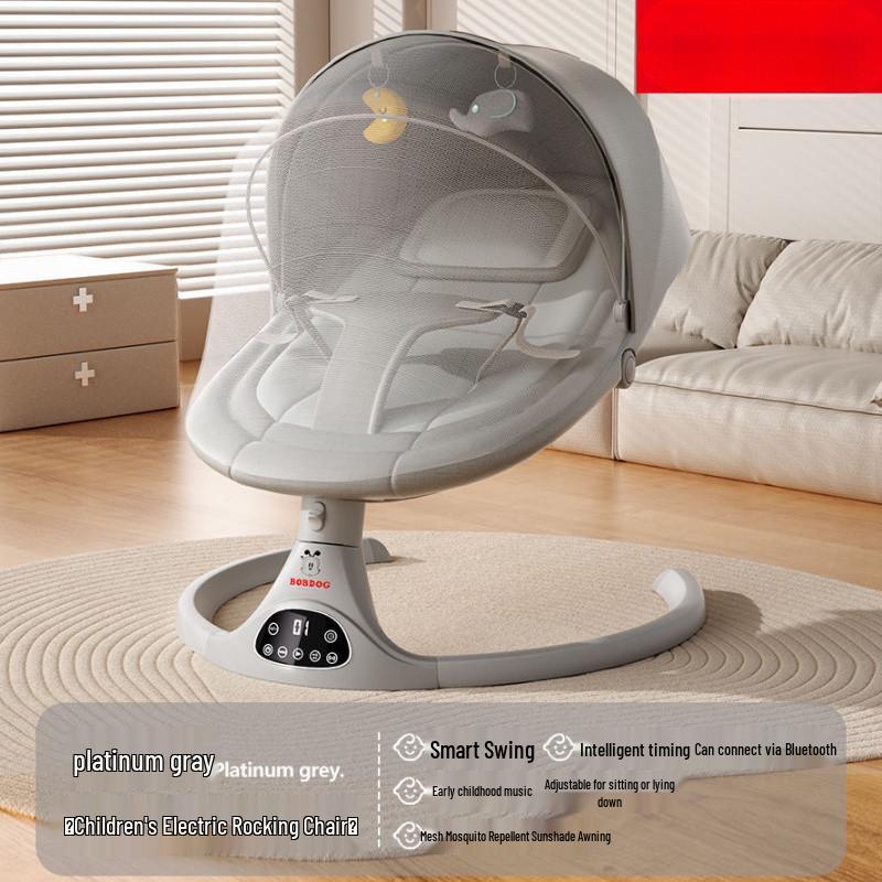 Bobodou Baby Electric Rocking Chair - Newborn Soothing Sleeper & Cradle Rocker