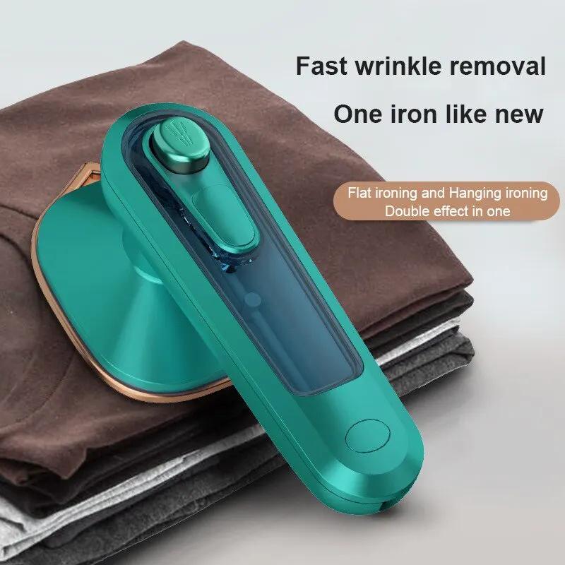 Anti Slip Handle Electric Steam Iron Small Iron Clothes Ironing Machine Mini Steam Portable Iron Upgraded for Travel Convenient