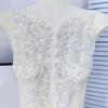 1pair Stylish Embroidered Sequins Patches Elegant Embellishments Patches for Fashion Projects and Event
