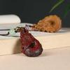 Sandalwood Dragon Zodiac Phone & Keychain Pendant Car Ornament