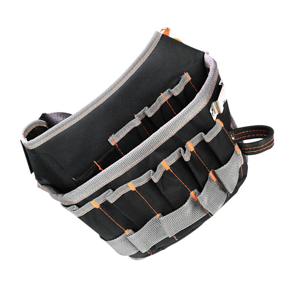 Electrician Tool Pouch Multifunctional Waist Bag Multiple Pockets Technician & Electrician Tool Bag with Adjustable Belt