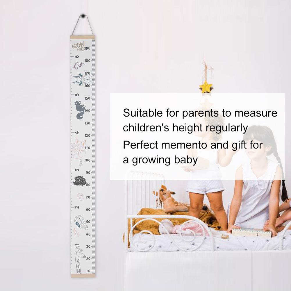 Cute Wall Sticker Height Measure Growth Chart Home Room Decoration Child Toy#1