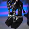 Shoes Female 2025 Hot Sale Back Zipper Women's Sandals Fashion Crystal Party Best Seller Summer Open Toe Heeled Sandals Zapatos