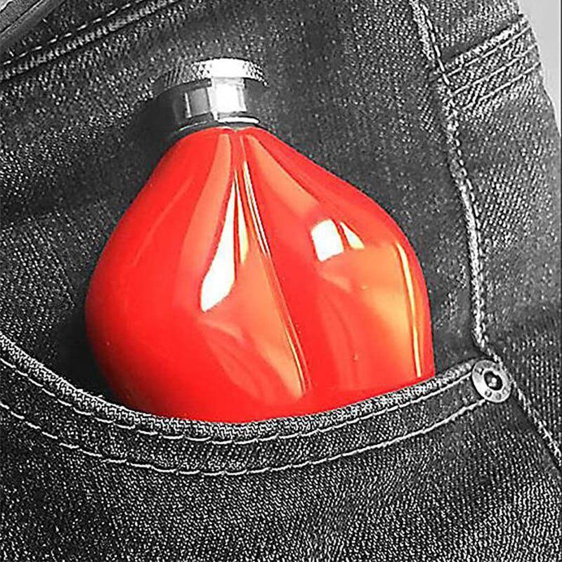 Hip Flask Red Lips Shape 5oz Food Grade Stainless Steel Alcohol Whiskey Bottle Gifts Drinkware Bridesmaid Flasks