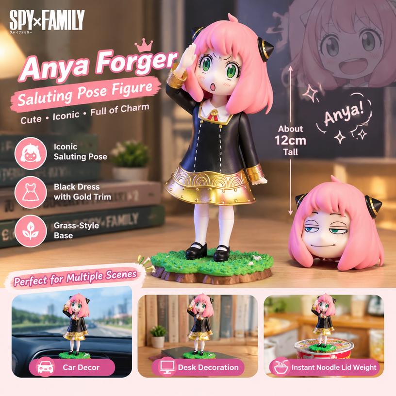 Spy x Family Anya Forger Anime Figure PVC Material