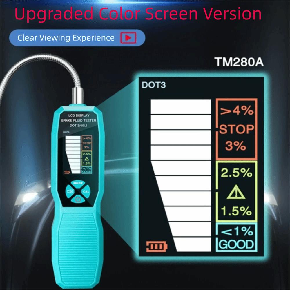 Digital Display Digital Brake Fluid Tester Brake Fluid Quality Inspection  Vehicle Safety Check